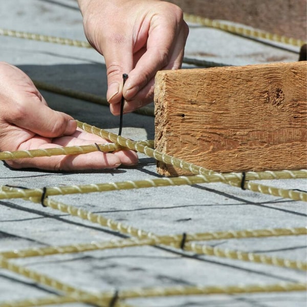 Gjenbrukbare buntebånd med 100 pakker (2,8 mm x 200 mm, grønn)