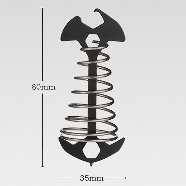 Telt Fishbone Spiker Camping Tilbehør Flaskeåpner Multifunksjonell