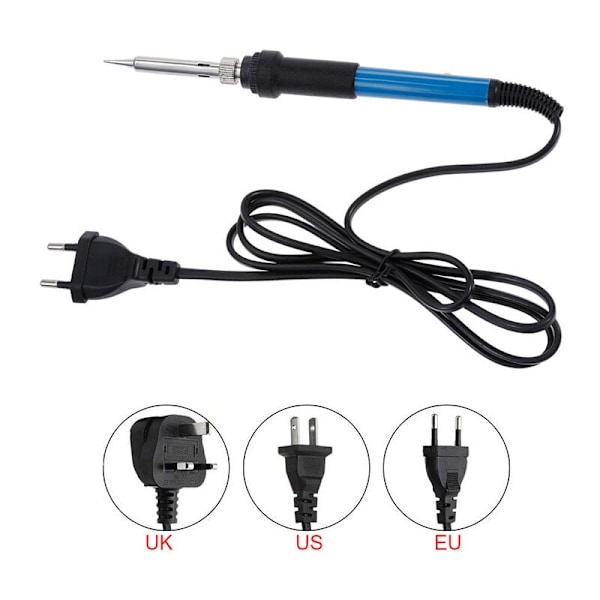 15 st set europeisk förordning 220V justerbar temperatur LCD-skärm svetsverktyg,
