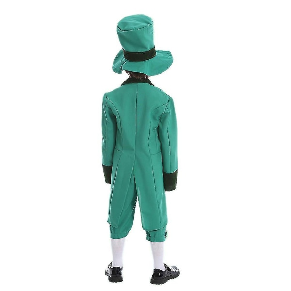 Lasten pojan puku St. Patrick Day Performance Outfit Cosplay L