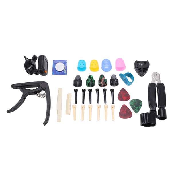 Gitarrtillbehör Kit 3 i 1 Strängbytare Stämapparat Stallpinne