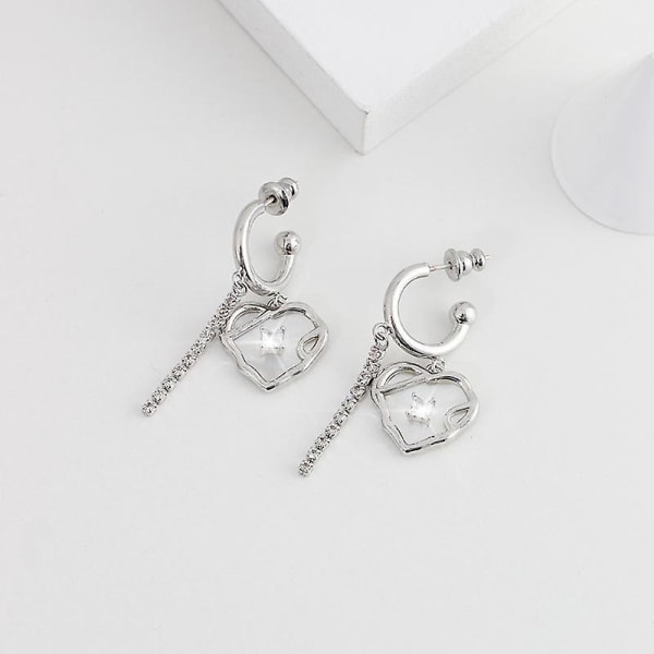 Ørering Heart Stud Fashion smykker Ac7239 C242