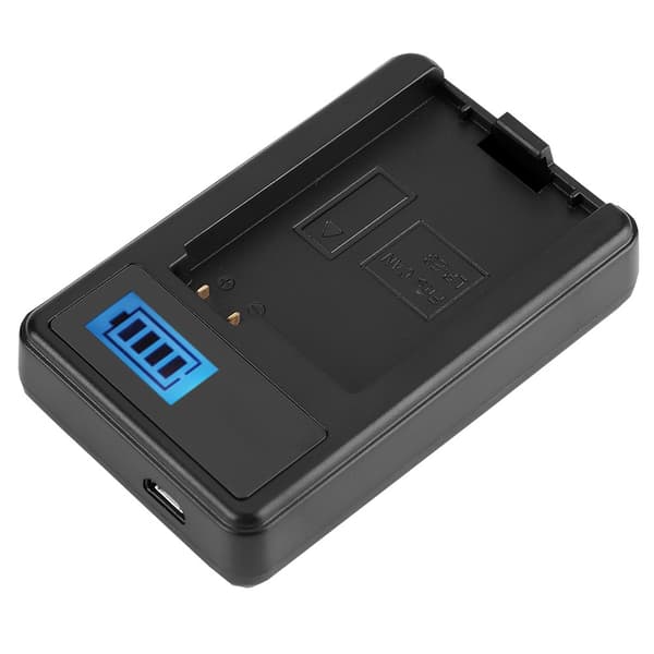 LP E8 LCD batterioplader til Canon EOS 550D 600D 650D 700D