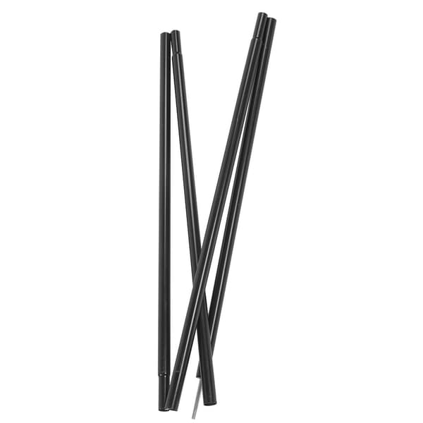2m Utendørs Jerntelt Ly Shelter Canopy Støttende Folding Rod Pole for Vandring Camping