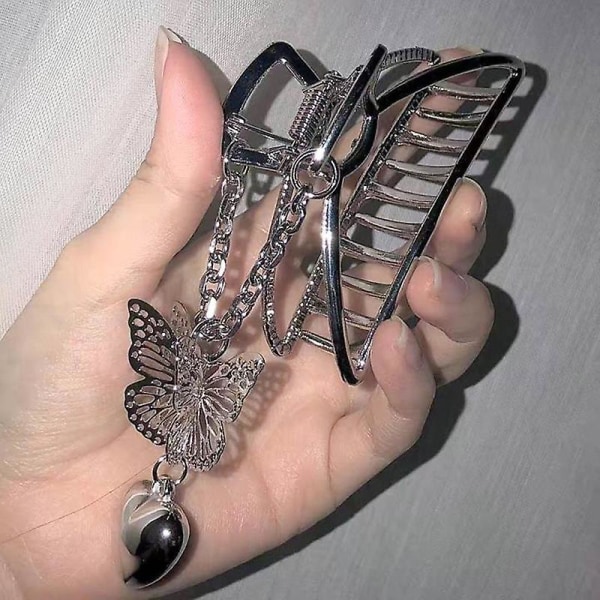 Bästa vintage , metallklämma, silverklämma