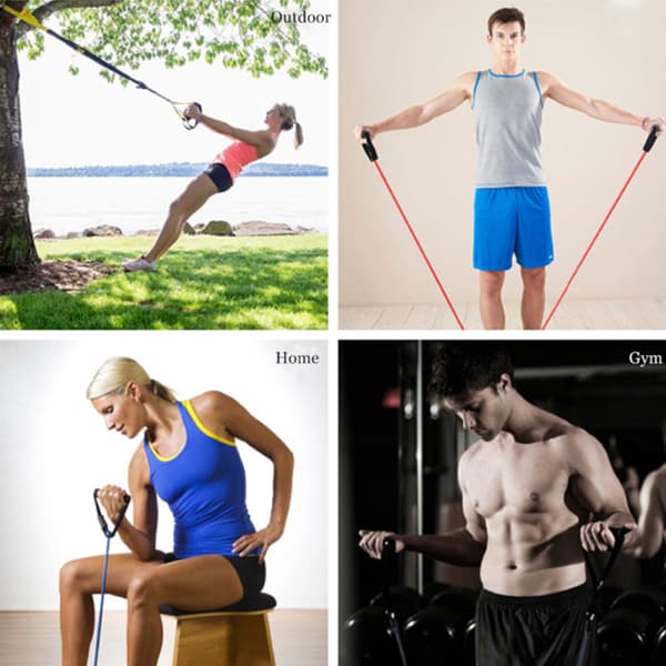 Träningsband Gym Träning Elastisk Träningsutrustning Dragrep Tuber