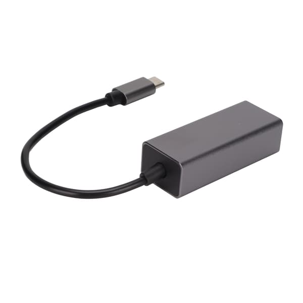 USB C til RJ45 Ethernet-adapter Grå Stabil Overføring for MacBook Pro Galaxy S9 S8 Note 9 100 MB