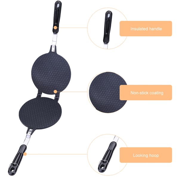 Non-stick Vaffelkjeksprodusent Husholdningskjøkken Baking