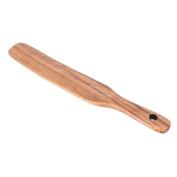 Non-stick stekspade i trä av teak, köksredskap