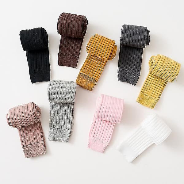Baby Efterår Leggings Ribbede Bukser