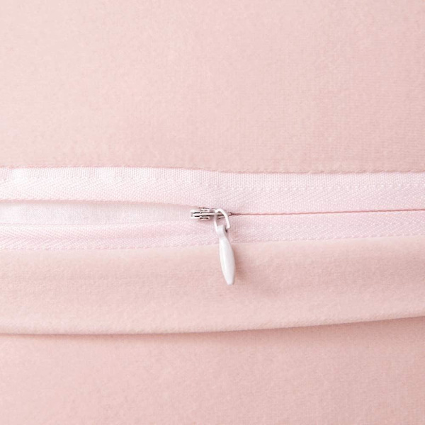 Paket med 2 Sammets-kuddfodral Pompom Dekorativa örngott Solida mjuka kuddfodral Med Poms Fyrkantig För Soffa Soffa Sovrum Bil 18x18tum Da 12 x20 Pink