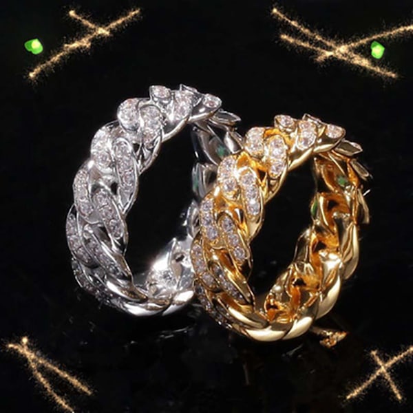 Mode Twisted Ring Creative Smycken Ring Cubic Zirconia Legering Finger Ring för present Silver US 10