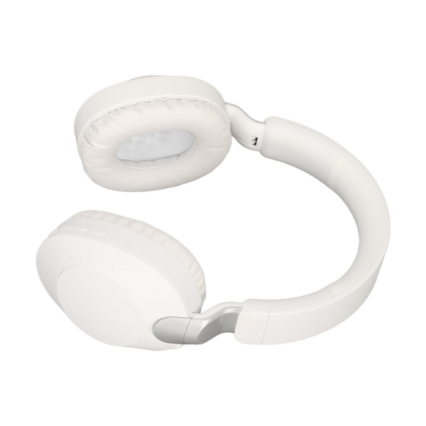 Foldbart Bluetooth Gaming Headset Trådløs 5.1 Kablet Dual Mode Stereo med Mikrofon Type C Interface Hvid