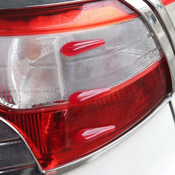 Transparent Anti Collision Sticker Bil Auto Baglygte Sticker Bumper Strip Airflow Sticker