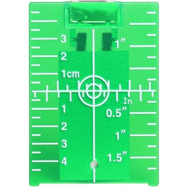 Tp01G Green Laser Target, Magnetic Laser Target med reflektorer, Til brug med Cross Line Green Laser, Til Green Laser Synlighedsforbedring,