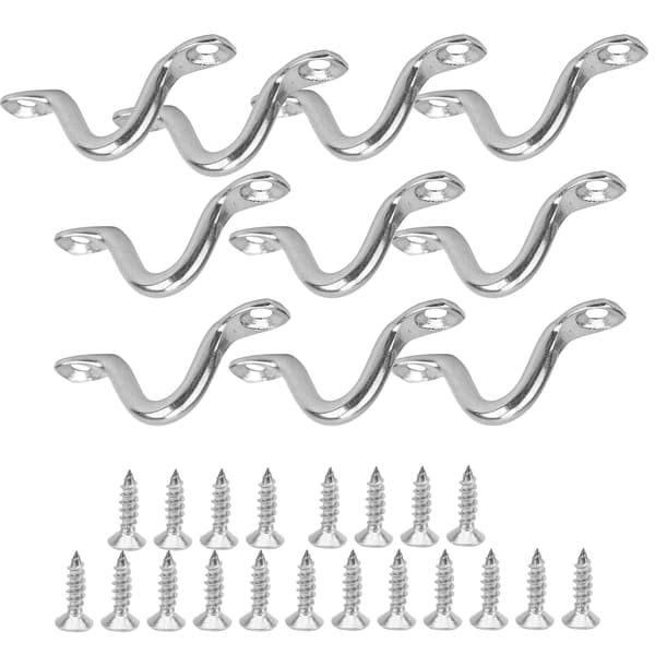 Kajak dæk loops i rustfrit stål Kano Rigging Båd Top Pad Eye Tilbehør