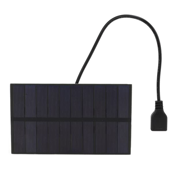 1.5W 5V Monokrystallinsk Silisium DIY Solcellepanel USB-Grensesnitt Fleksibelt Mini Solcellepanel