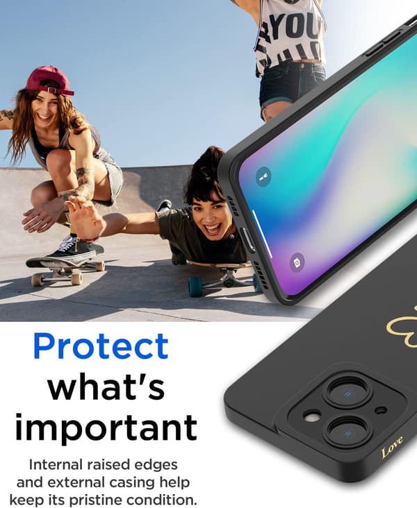 Silikonecover til iPhone 14 Slim - Blød overflade - Ridsefast - I