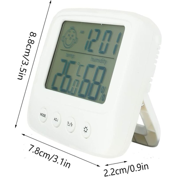 Miljøvennlig ABS Resin LCD babyrom termometer