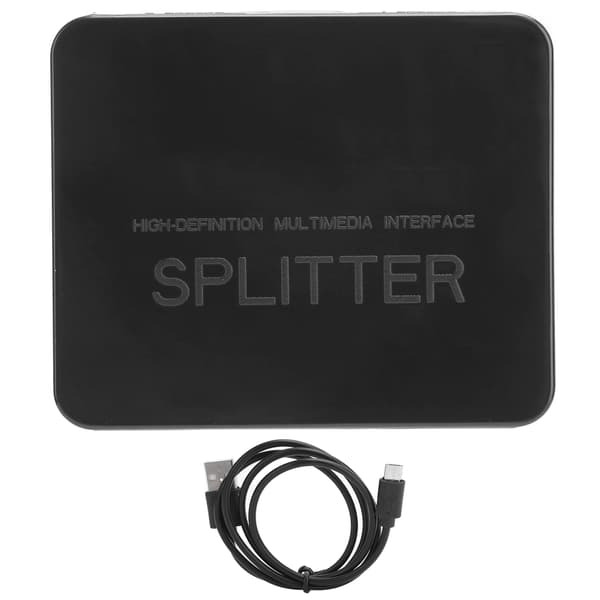 4K HDMI Splitter 1 In 2 Ut Dubbel Display HDCP Switcher Förstärkare 1080P