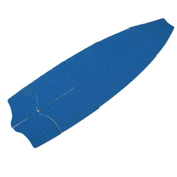 9 st blå EVA surfplatta, halkfri däckmatta, paddelbräda, surftillbehör