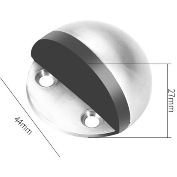 2st 3M lim Golvtyp Gömda självhäftande skruvar Magnetisk metalldörrpropp Stark kraftig dörrpropp