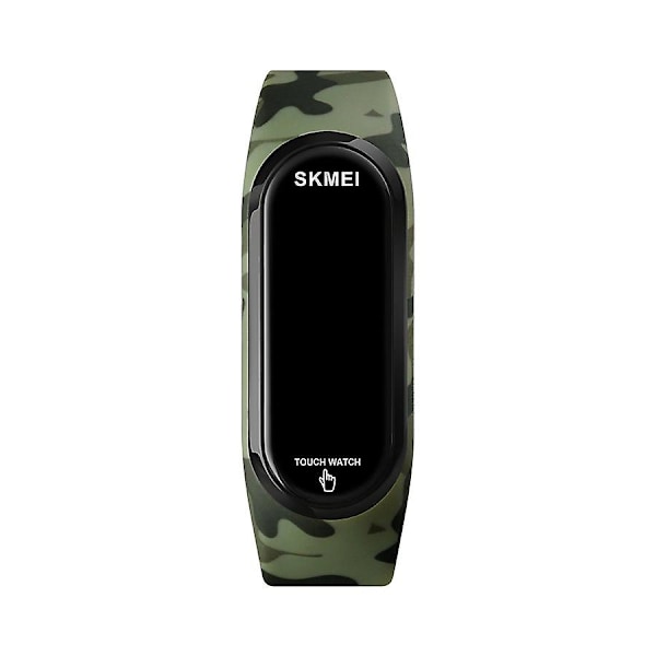Herrmode utomhussport multifunktionslarm 5 bar vattentät digital watch 1804