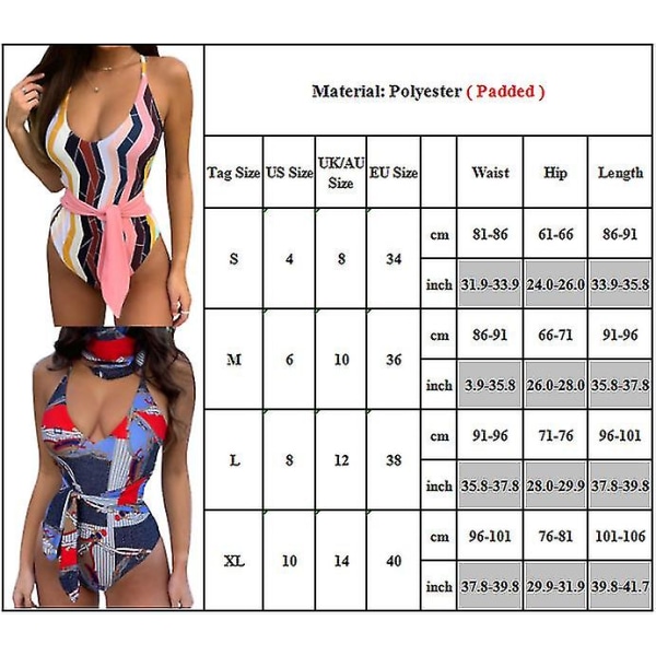 Naisten uimapuku, yksiosainen pehmustettu uimapuku, bikinit Black XL