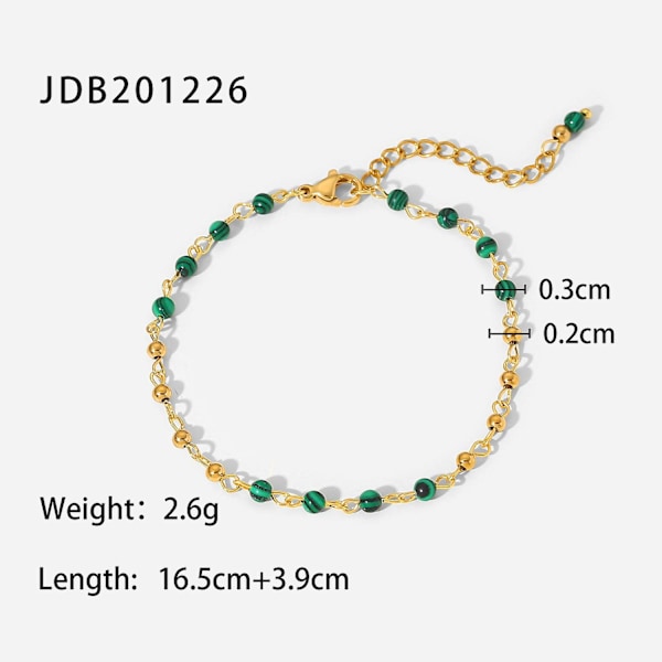 Armband Malachite Daily Outfit Metallic Element B1426 JDB201226