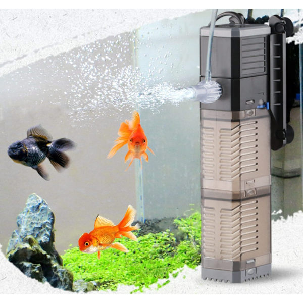 Tre-i-ett nedsenkbar pumpe fisketank vannpumpe