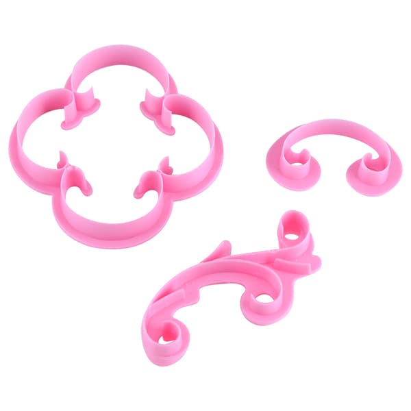 12 stk. Rose Blomst Kake Cookie Sjokolade Fondant Kutter Form Sett