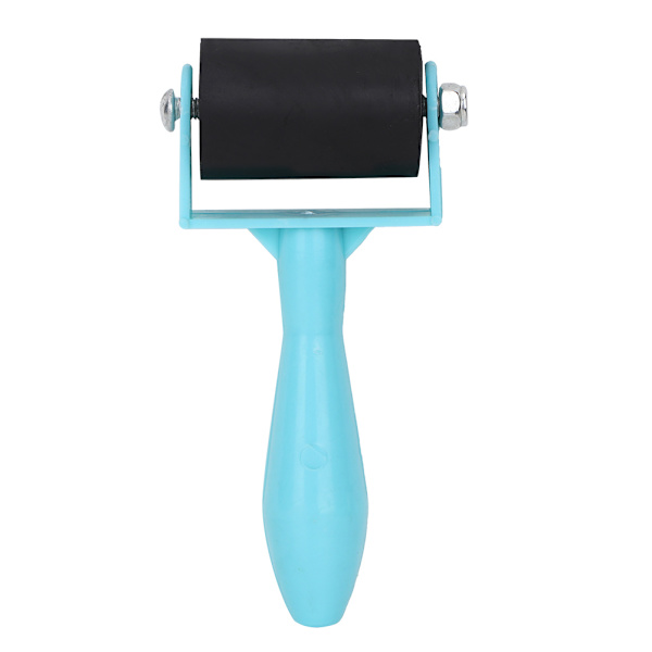 Plasthandtag Printmaking Brayer Roller (blå, 3,5 cm)
