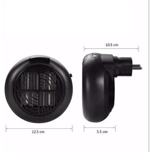 Mini Ceramic Radiator 1000 W - Kompakt romvarmer for kontor, soverom, stue
