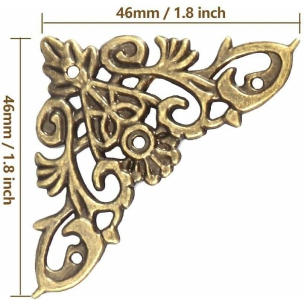 Stort [sidelengde 45 mm] gaveeske med sommerfuglhjørne-klistremerke