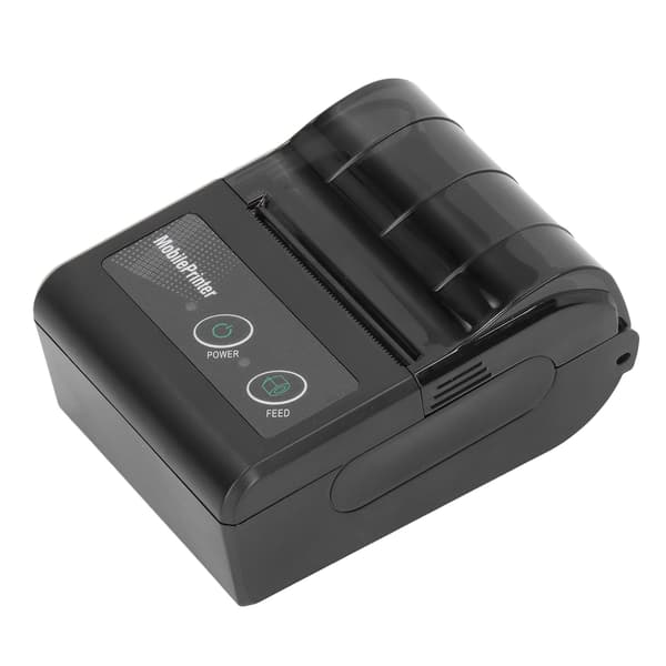 Bluetooth kvitteringsprinter smartphone-styret 200 dpi termisk etiketprinter kvitteringsprinter med 1 rulle printerpapir