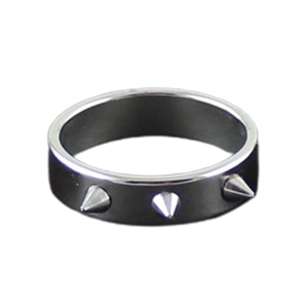 Bärbar Ring Easy Match Rostfritt Stål Dekorativ Utsökt Finger Ring For Daily Silver