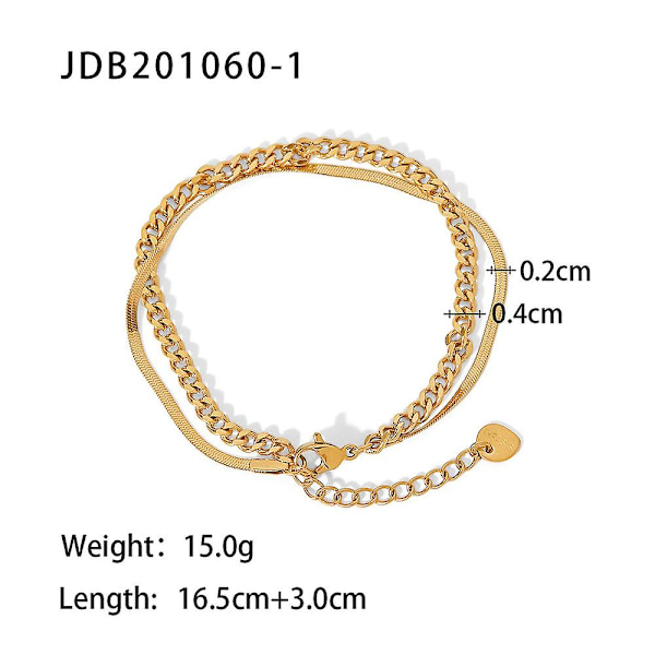 Rannekorulanka Daily Outfit Metallic Element B1485