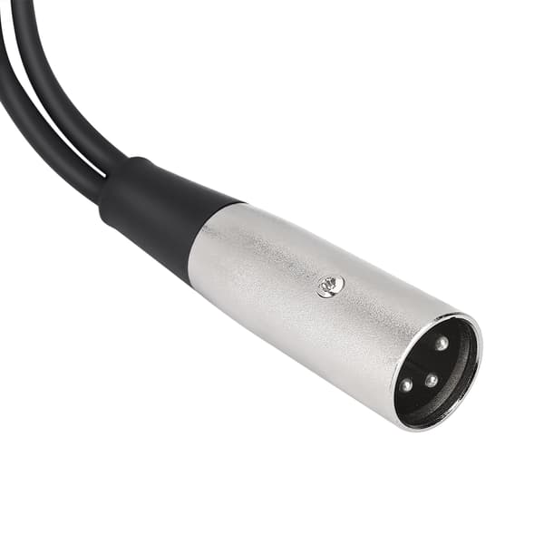 33 cm Metall XLR3M til Dobbel XLR3F Mikrofon Lysinnstilling Konsollkabel