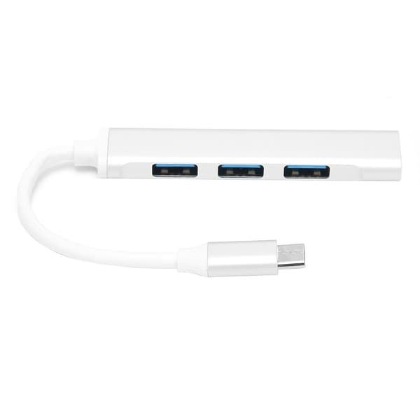 4 i 1 USB C Hub Adapter med 4 portar OTG Multifunktions Splitter Dockningsstation
