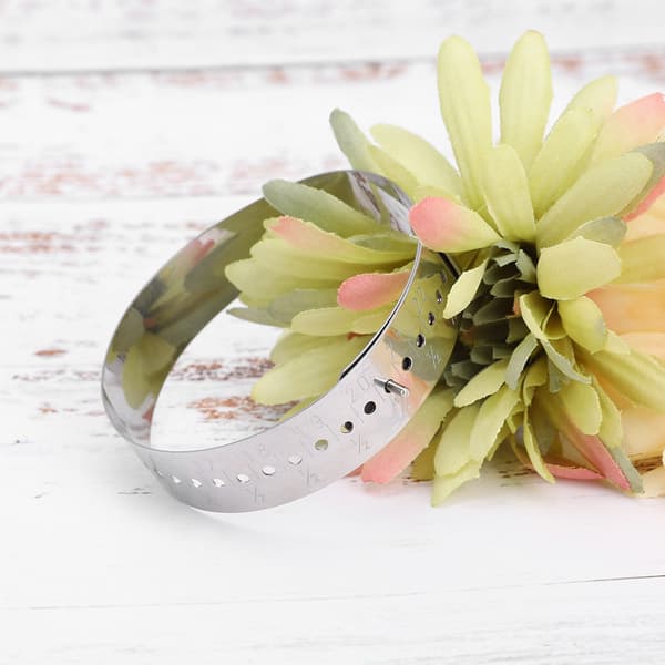 Armbåndsmåler Justerbart Håndledsstørrelsesværktøj 15~23cm Ringjustering Rustfrit Stål