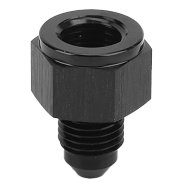 Universal olierestriktionsfitting 4AN hun han mildt kulstofstål turboadapter sort