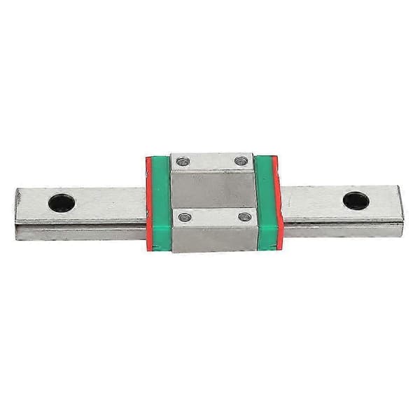 LML12B Sort Miniatyr Lineær Skinneføring 100mm Længde Skydeblok