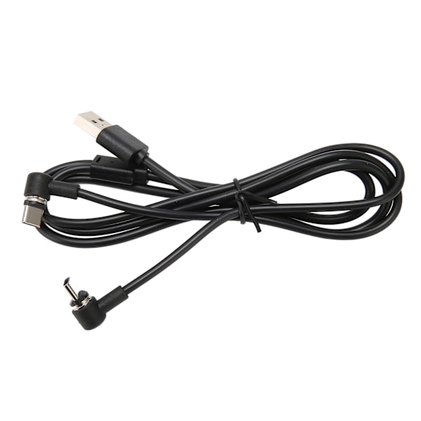 Magnetisk USB C Opladerkabel 90 Grader Dobbelt 2 i 1 Controller Oplader til PS5 PS VR2 Nintendo Switch