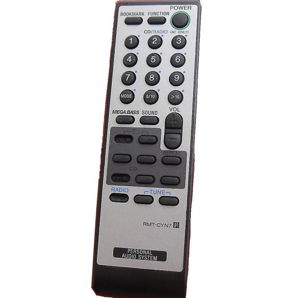 fjernbetjening Fjernbetjening Velegnet til Sony Personal Audio System Cd Controller Rmt-cyn7