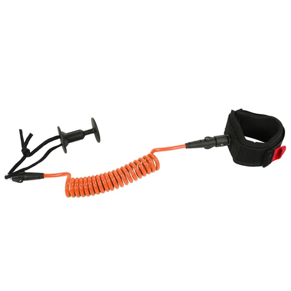 Bodyboard Coiled Håndledsrem Surf Tilbehør 5.5MM 5FT Orange