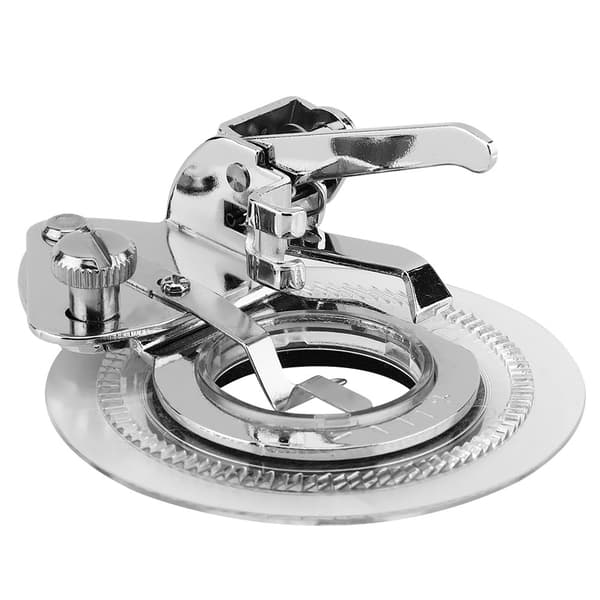 Cirkelformet Disk Blomstersøm Broderi Trykfod til Hjemmesymaskine