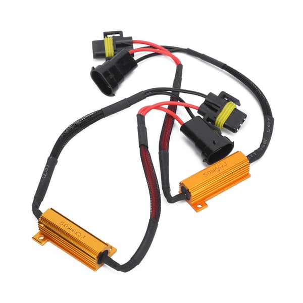 2 stk. H11 LED Tåkelys Dekoder 50W 12V Lastmotstand Anti-flimmer Canceller