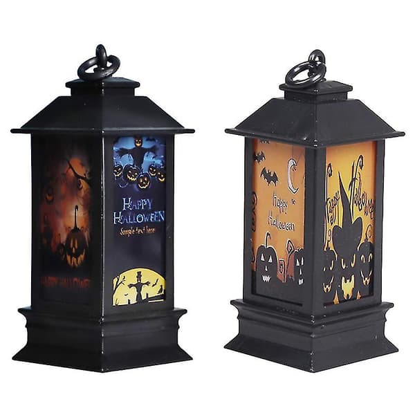 2 stk Halloween nattlys for Halloween-gaver
