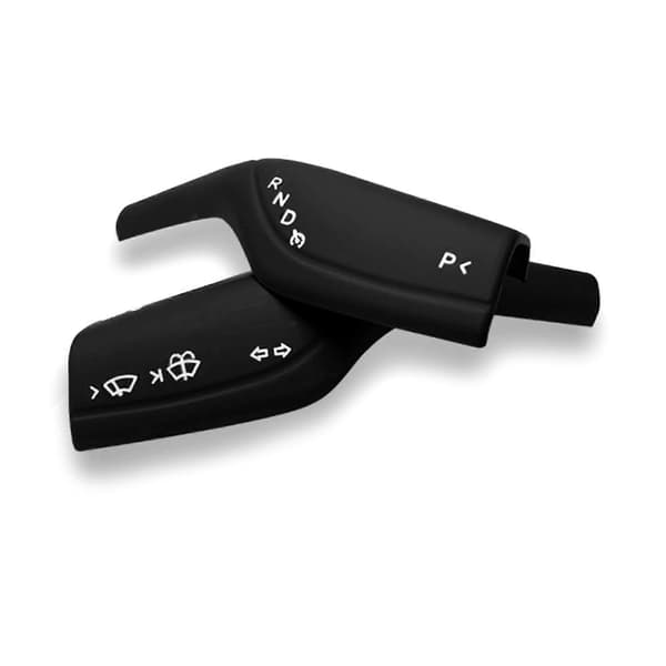 Til indvendig ombygning Patch Car ABS Søjleskiftebeskyttelsesdæksel Mat sort