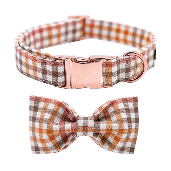 Unikt Paw Spring Flory Print Hundhalsband, Collar Knot Dog Collar